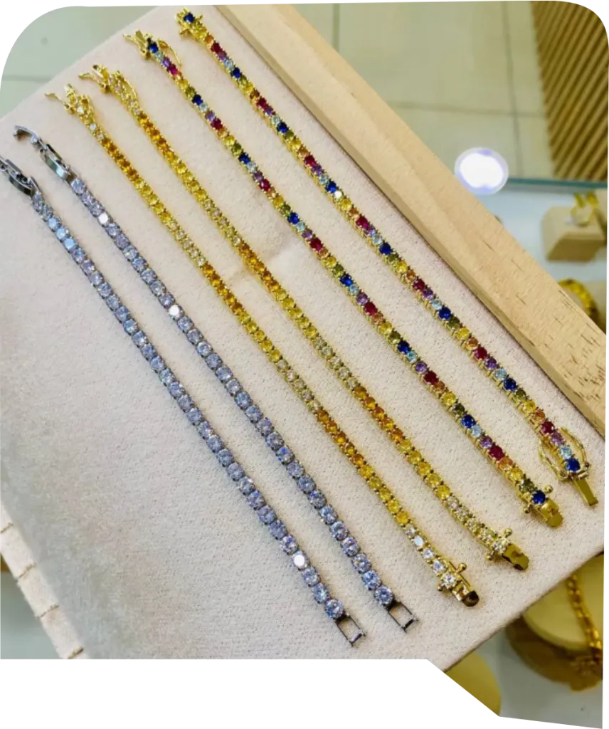 Tennis bracelets (silver)